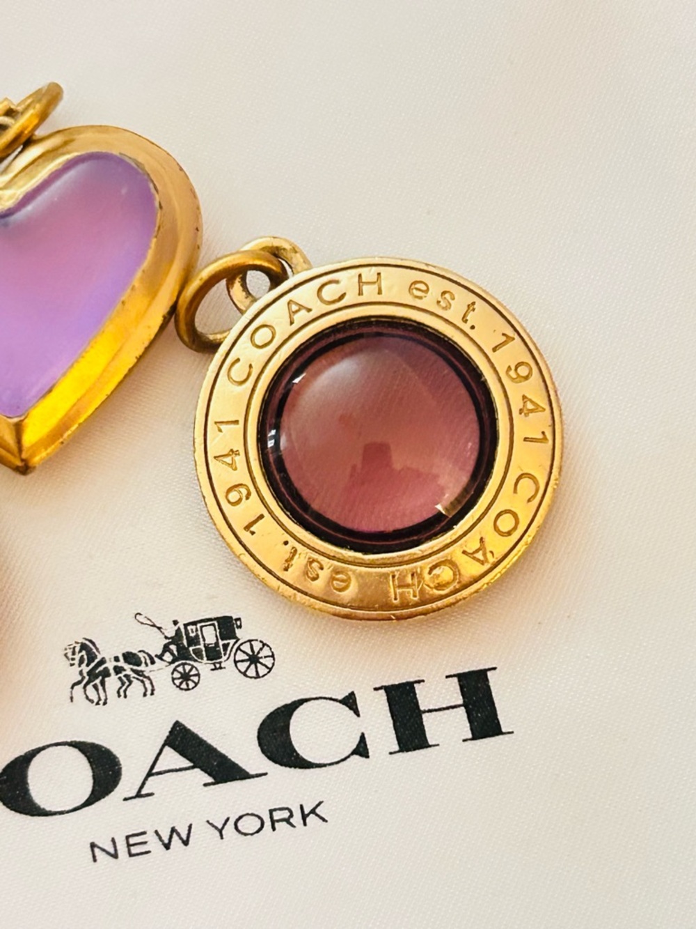 Coach Y2K 1941 Charms/ bracelet/ Necklace/ Keychain/ Bag Charm - Picture 7 of 15